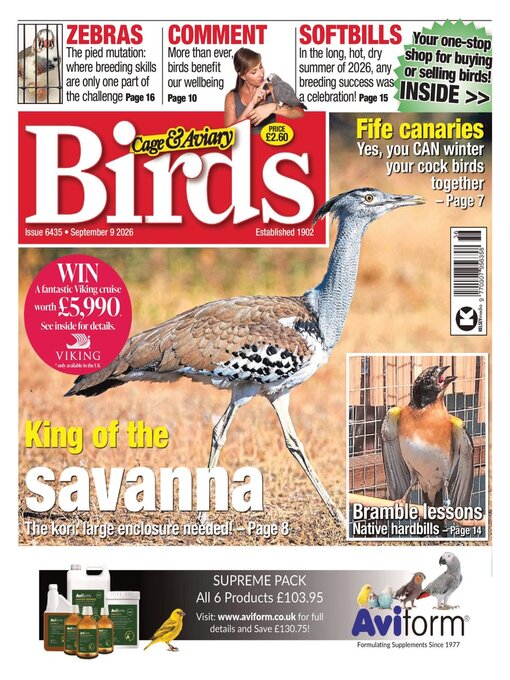 Cover image for Cage & Aviary Birds